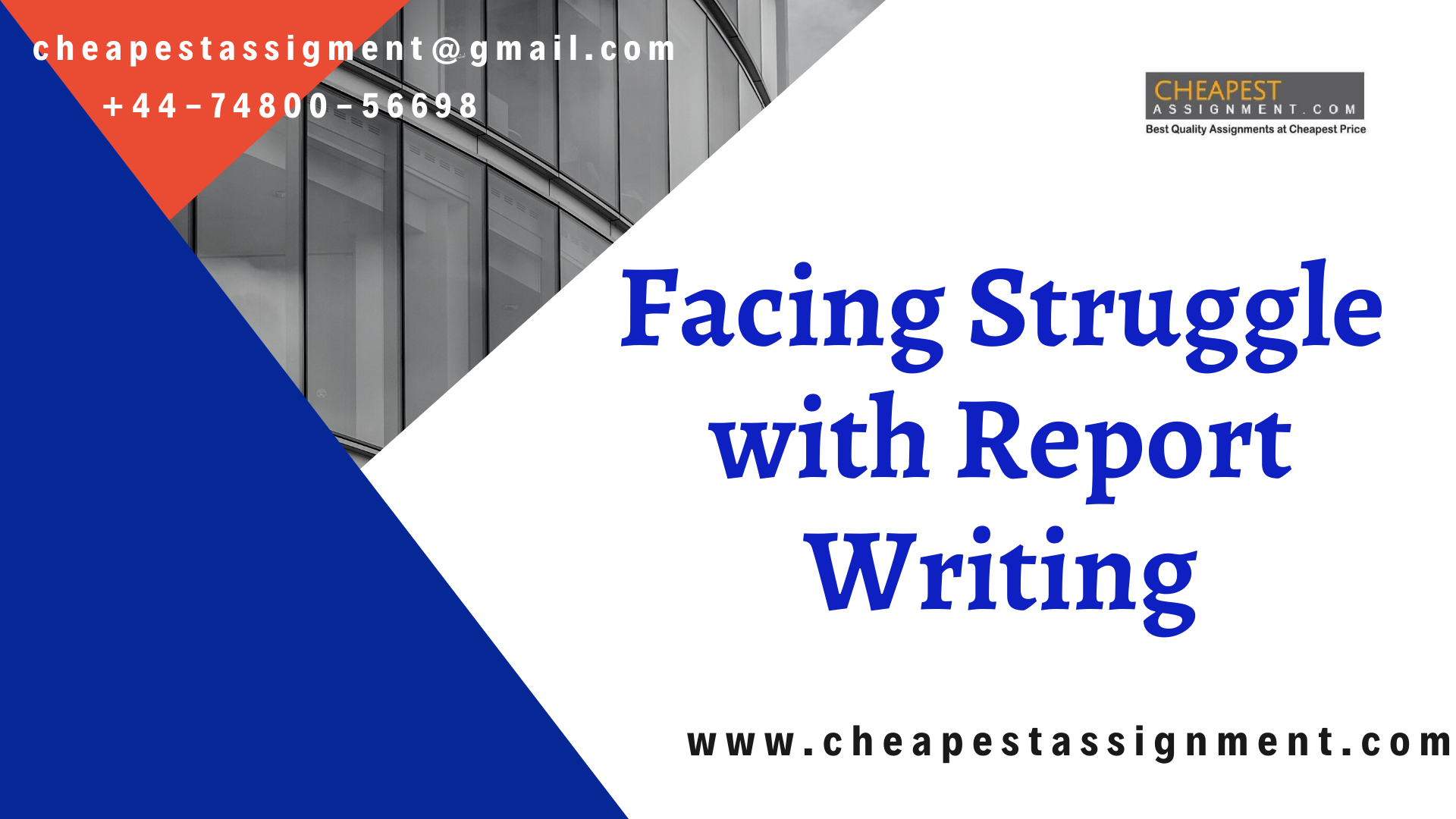 Facing Struggle with Report Writing