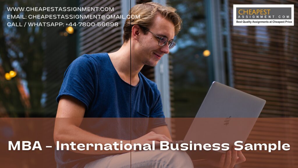 Export Marketing Sample