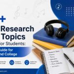 180+ music research paper topics and ideas for students covering music history, music theory, psychology, education, music industry, and presentations